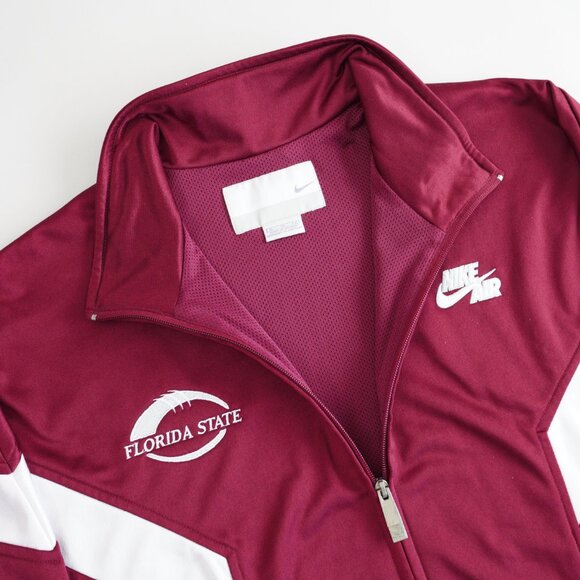 Vintage Y2K Nike Air Tracksuit Set Jacket Pants Florida State Red Mens Size XL - Picture 5 of 16